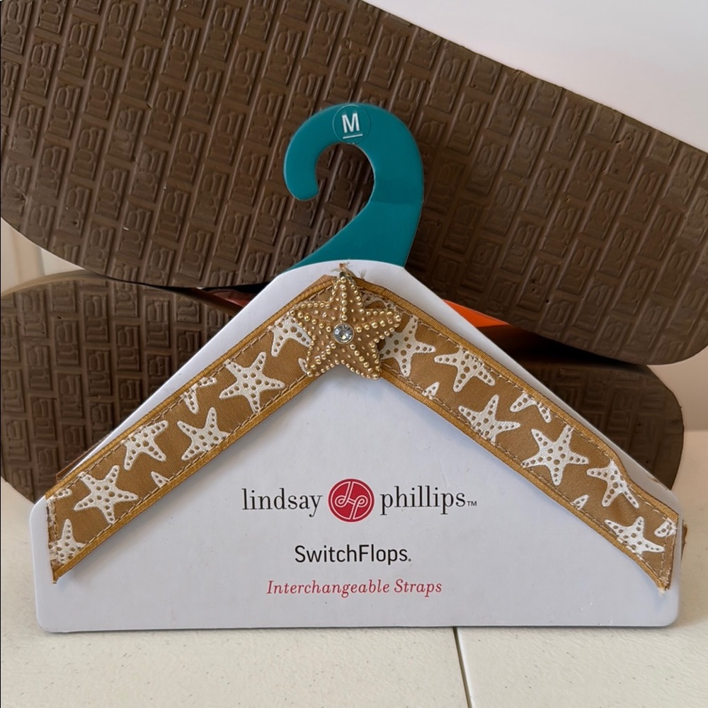 LINDSAY PHILLIPS LULU SWITCHFLOPS WEDGE HEEL SANDALS (sz 7). ADDITIONAL STRAPS - Picture 6 of 9